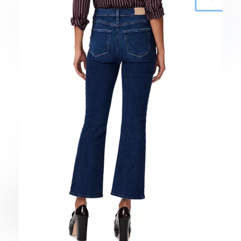 PAIGE High Rise Ankle Claudine Flare Jeans PETITE 31